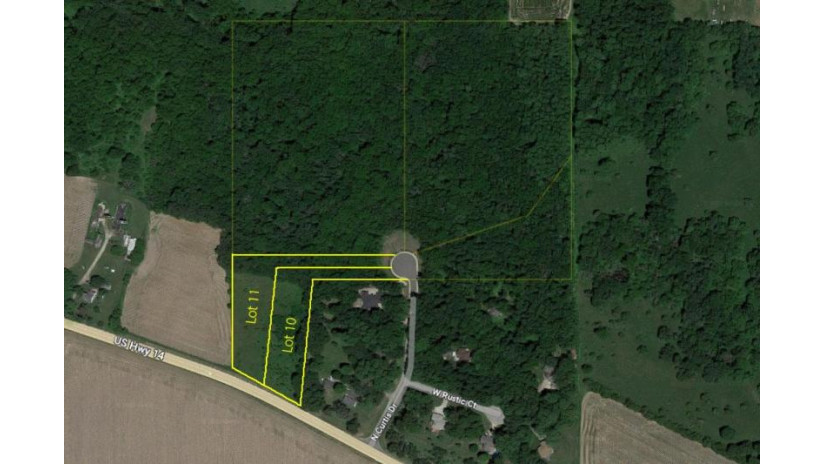 LOT 10 & 11 N Curtis Drive Porter, WI 53536 by The Mcgrady Group, Llc $159,000