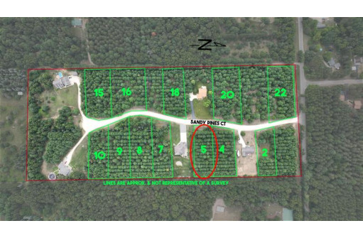 LOT 4&5 Sandy Pines Court, Redgranite, WI 54970