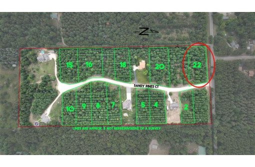 LOT 22 Sandy Pines Court, Redgranite, WI 54970