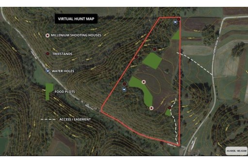 42.84 AC Farmers Ridge Road, Highland, WI 53543