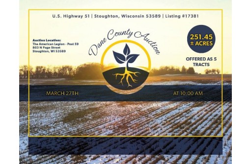 251.45 ACRES Highway 51, Stoughton, WI 53589