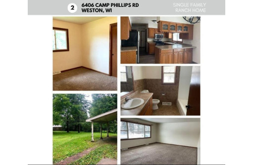 6404 Camp Phillips Road 4010 E. EVEREST ROAD, Weston, WI 54476