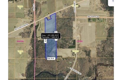 46 ACRES MOL Eau Claire River Road, Aniwa, WI 54408