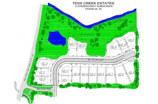 LOT 7 West Tess Creek Estates Street, Franklin, WI 53132