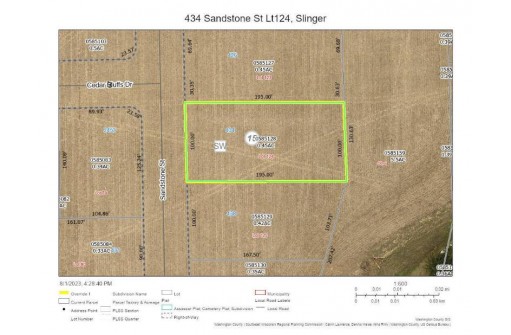 434 Sandstone Street LT124, Slinger, WI 53086