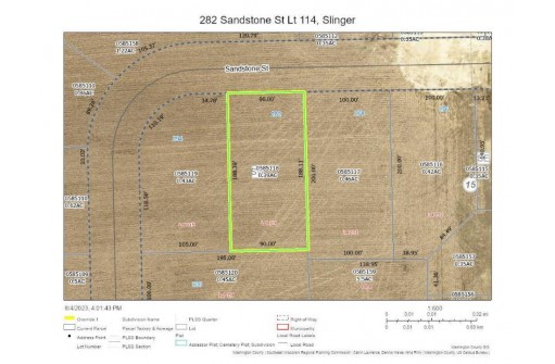 282 Sandstone Street LT114, Slinger, WI 53086