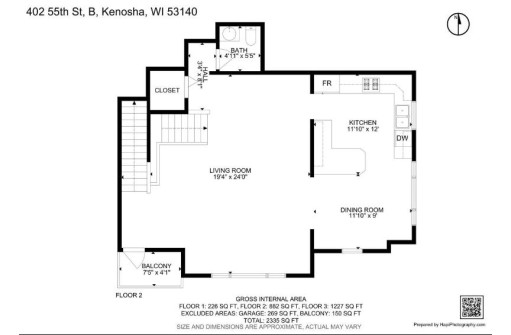 402 55th Street B, Kenosha, WI 53140-3791