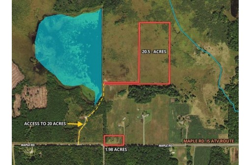 0 Maple Road - 20 Acres, Neillsville, WI 54456