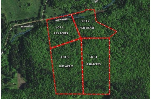 0 Wildwood Lane - Lot 2, Fairchild, WI 54741