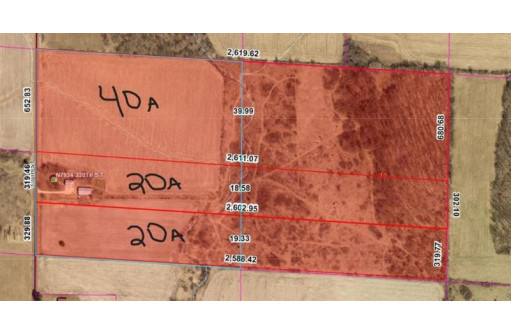 XXX (40 ACRES) 330th Street, Spring Valley, WI 54767