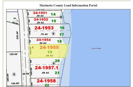 N1514 Shore Drive, Marinette, WI 54143