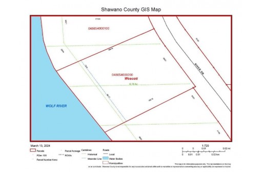 N7199 River Drive, Shawano, WI 54166-0000