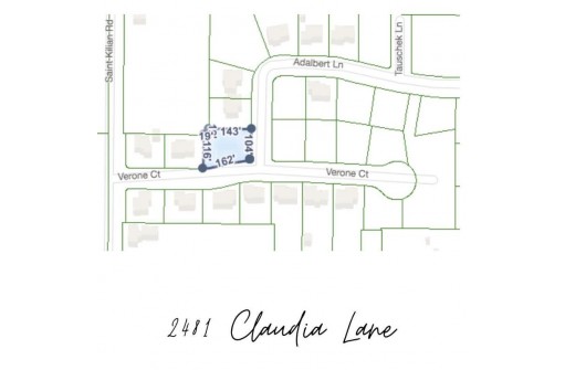 2481 Claudia Lane, New Franken, WI 54229