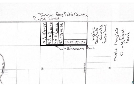 10 ACRES Denver Rd, Gordon, WI 54838