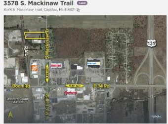 3578 S Mackinac Trail Cadillac, MI 49601