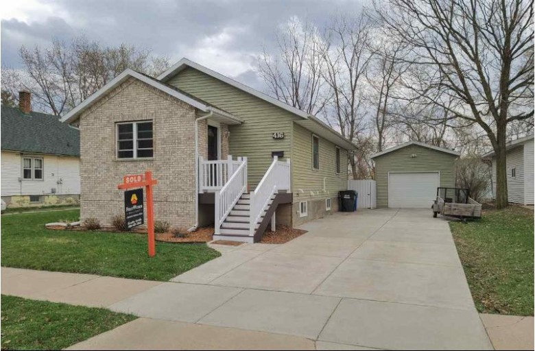 416 E Edgewater St, Portage, WI by First Weber Real Estate $204,900